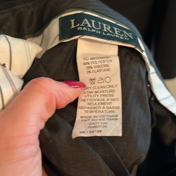 💕HP💕Ralph Lauren boys black suit - size 8 - Picture 7 of 8